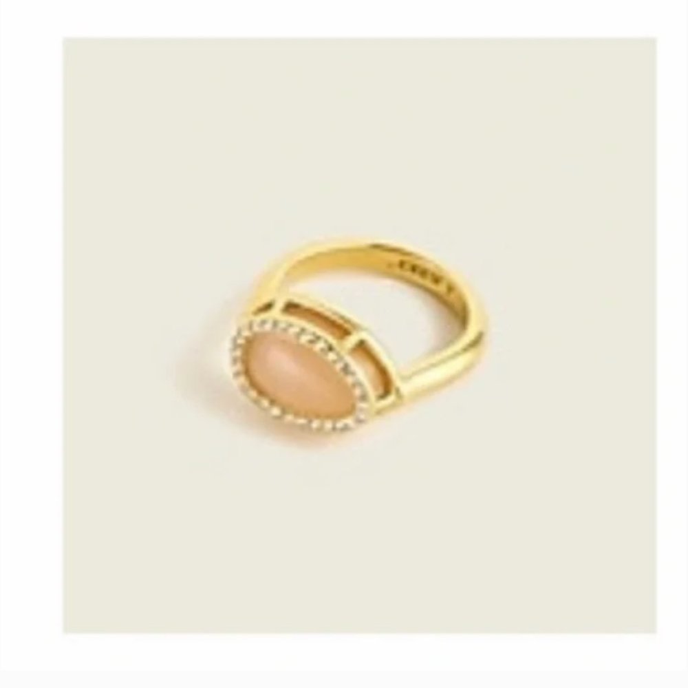 NWT JCrew Pavé stone ring, size 8